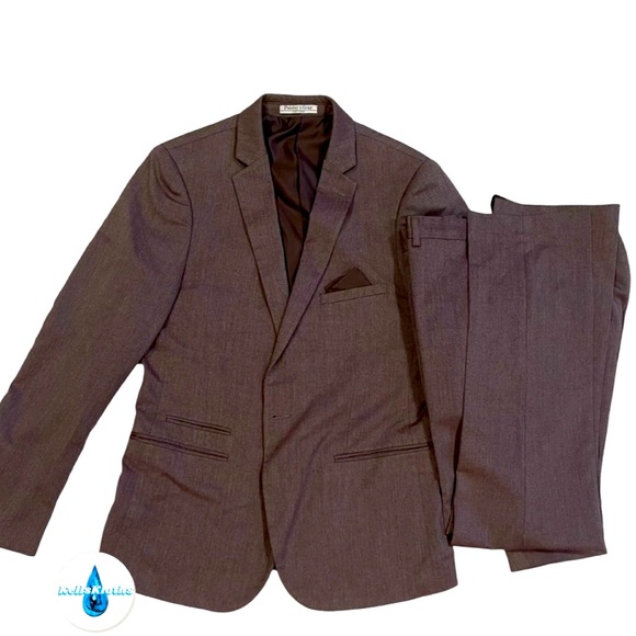 Never worn Maroon/Purple Suit by Paisley & Gray